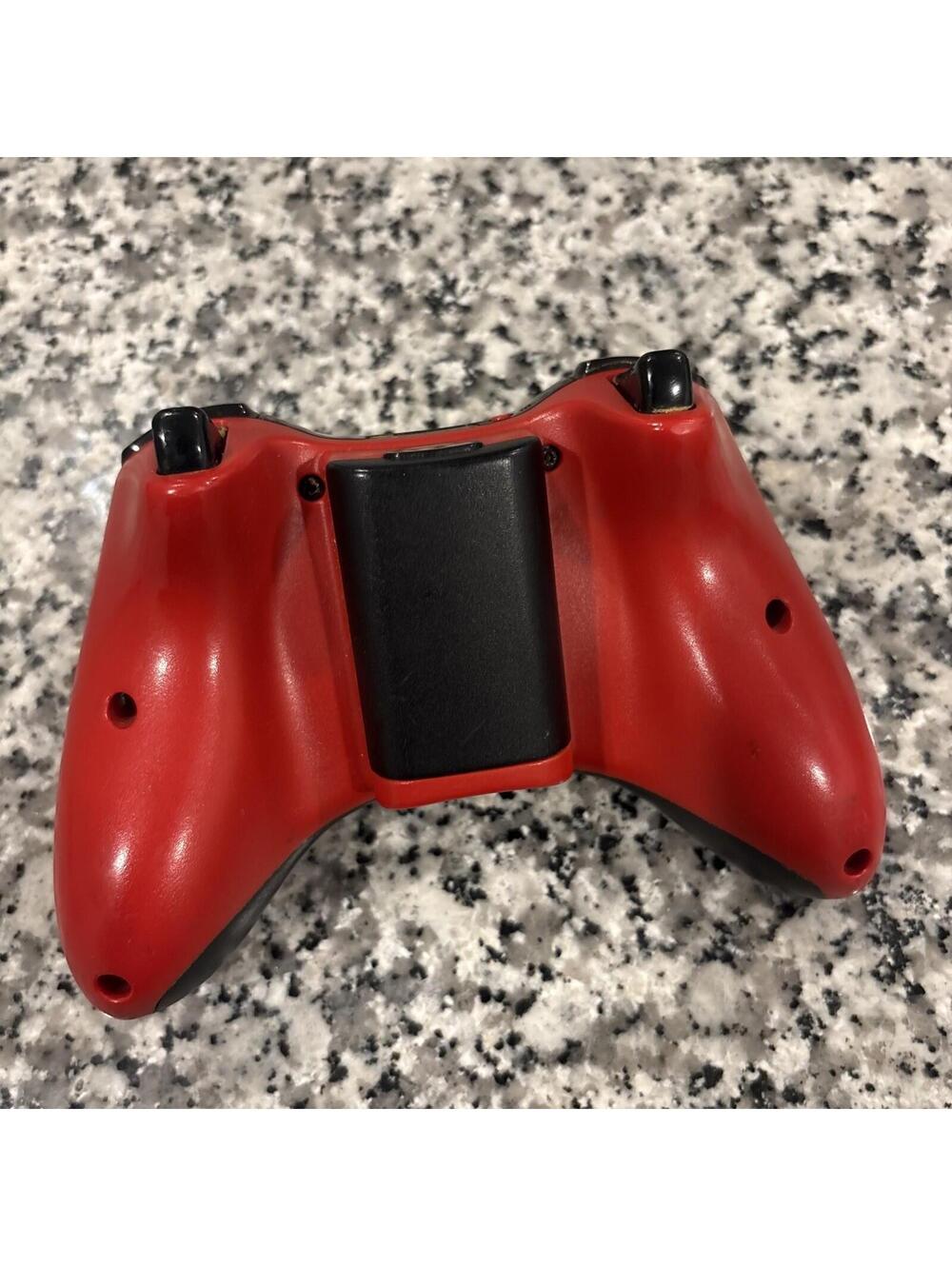 Red Xbox 360 Controller Wireless - Picture 3 of 6